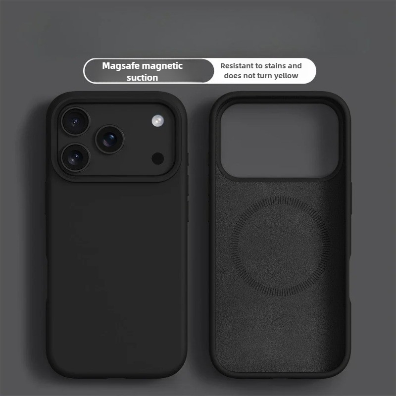 Capa Magnética de Silicone Líq - Liquid Silicone Magnetic Phone Case avaliação e preço