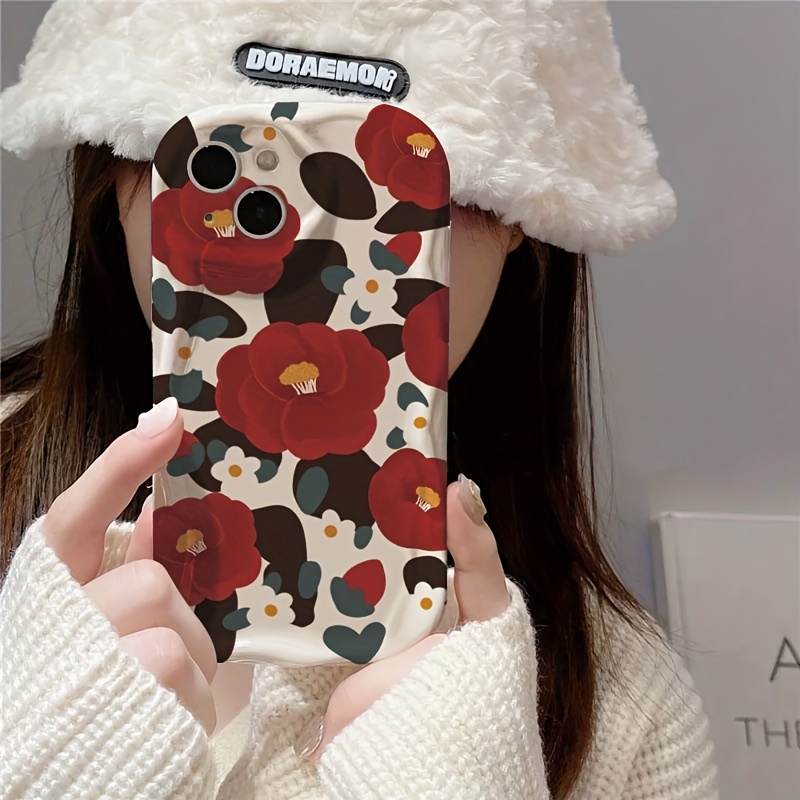 Capa de Telefone com Padrão de - Vintage Floral Pattern Soft Case avaliação e preço